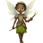 medieval fairy  sticker