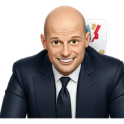 bald guy in formal attire sticker