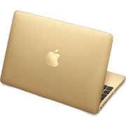 Gold macbook sticker