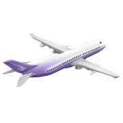 A beautiful plane  sticker
