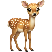 Baby deer sticker