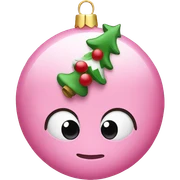 Pink Christmas  sticker