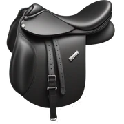 English saddle that’s black leather  sticker
