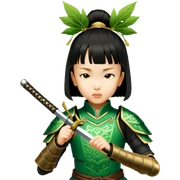 Emerald Samurai sticker