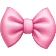Baby pink bow sticker