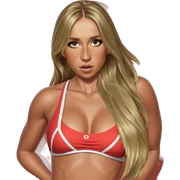 blonde girl in bikini swimsuit sticker