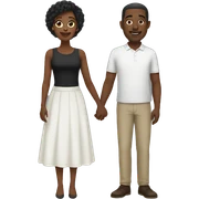 Black couple  sticker