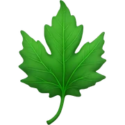 Green leaf smoke sticker