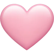 Baby pink heart sticker