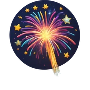 fireworks sticker