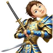 Golden Samurai sticker