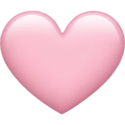 Baby pink heart sticker