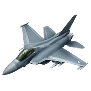Fighter jet sticker