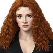 realistic portrait of a girl sticker