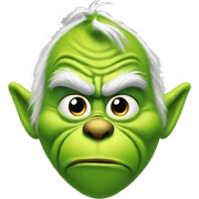 Grinch emoji sticker