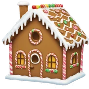 gingerbread house sticker