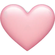 Light pink heart sticker