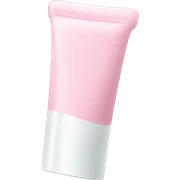 Pale pink toothpaste tube sticker