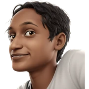 smiling boy with dark hair sticker