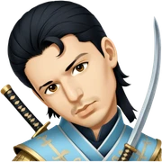Elegant Samurai sticker