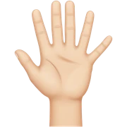 back of hand sticker