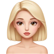 Clean girl makeup sticker