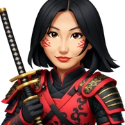 Daring Samurai sticker