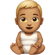 Cute baby sticker
