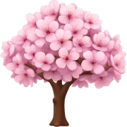 cherry blossom tree sticker