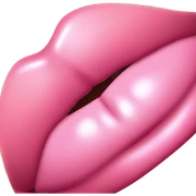 Glossy lips sticker
