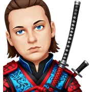 Daring Samurai sticker