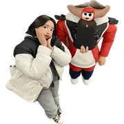 girl and boy portrait sticker