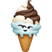 ICE cream  sticker
