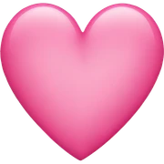 Pink heart sticker