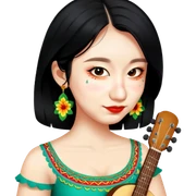 Vibrant Festival Singer sticker