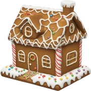 Gingerbread house sticker