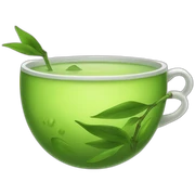 Japanese green tea sticker
