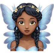 black fairy sticker