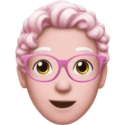 Pink Christmas sticker