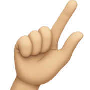 Hand waving  sticker