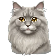 British longhair cat sticker