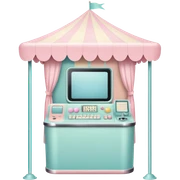 Pastel booth sticker