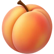Creamy peach sticker