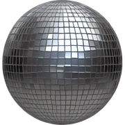 Disco ball sticker