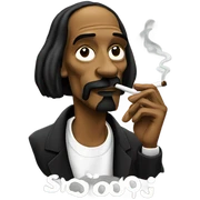 snoop dog smoking sticker