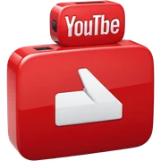 YouTube logo sticker