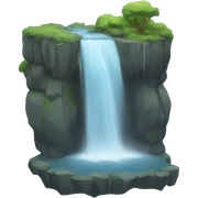 Waterfall sticker