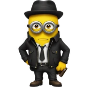 gangster minions sticker
