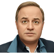 portrait of male in shirt sticker