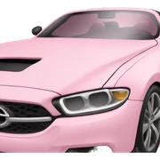 light pink car sticker